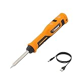 Hoteche Cordless Soldering Iron 4V 4400mAH High Capacity USB Rechargable Soldering Gun Fast Heating Portable Welding Tool with Battery Indicator