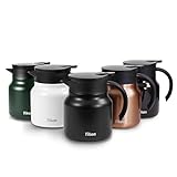Tiken Coffee Server, 800ML (27 Oz) Thermal Coffee Carafe, Stainless Steel Insulated Vacuum Coffee Carafes For Keeping Hot - Matte Black