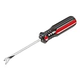 GreatNeck TL4C Heavy-Duty Tack Lifter, Chrome Vanadium Steel Nail Remover Tool With Ergonomic Acetate Handle, Ideal for Carpet Tacks, Upholstery, Rivets, Nails, And Pins, Color May Vary