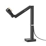 CZUR Fancy S Pro 12MP USB Document Camera for Teacher, 4K Webcam with Microphone and LED Light, Up to 60fps, Auto Focus, for Remote Teaching, Live Streaming, Web Conference, for Mac and Windows