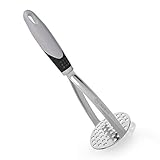 Joyoldelf Heavy Duty Potato Masher, Stainless Steel Integrated Masher Kitchen Tool & Food Masher/Potato Smasher with Non-slip Handle, Perfect for Bean, Vegetable, Fruits, Baby Food, Avocado, Meat