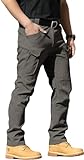 AUTIWITUA Men's Tactical Pants Water Resistant Flex Ripstop Cargo Pants Lightweight Hiking Pants with Multi Pockets(No Belt)