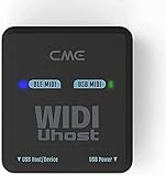 CME WIDI Uhost - Bluetooth USB MIDI Interface + USB host for Class Compliant USB MIDI Instrument, MIDI Controller, MIDI Keyboard, Windows, Mac, iOS & Android, Linux, ChromeOS