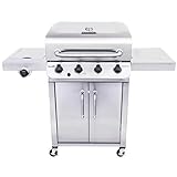 Char-Broil® Performance Series™ Convective 4-Burner with Side Burner Cabinet Propane Gas Stainless Steel Grill - 463375919