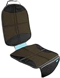 Munchkin® Brica® Seat Guardian™ Child Car Seat Protector, Includes Storage Pocket, Black/Brown
