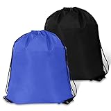 2PCS Drawstring Backpack PE Bags Gym Cinch Tote Sackpack Sack Bulk Draw String Bag Softball Gifts Storage Workout Bags for Party Gym Sports Shopping Travel Swimming Beach Accessories
