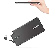 Luxtude 5000mAh Portable Charger iPhone Built in Lightning Cable (MFi Apple Certified), Ultra Slim External Battery Pack, Fast Charge Power Bank for iPhone 14/13/12/11 Pro/X/XR/XS Max/10/8/7/6S etc.