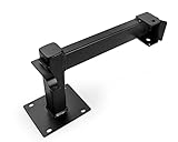 Camco Articulating Grill Mount - Attaches to 4' RV Bumper , Compatible with Grills that Attach to Standard Grill Mounting Rail (58174)