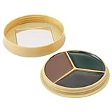 HME Camo Face Paint Kit with Mirror - Long-Lasting Non-Glare Easy-to-Use Concealment Makeup for Hunting in Compact Case, 3 Colors