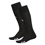 adidas Rivalry Soccer Socks (2-Pair), Black/White, X-Small