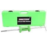 OEMTOOLS 37033 5 Pound Slide Hammer Puller, Heavy Duty Automotive Versatile Use Bearing Hammer, Pull Dents, Remove Bearings and More, Chrome Plated with Carrying Case
