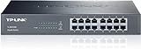 TP-Link 16-Port Gigabit Ethernet Unmanaged Switch Plug and Play Metal Desktop/Rackmount Fanless (TL-SG1016D)