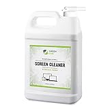 Green Oak Screen Cleaner Refill Professional Screen Cleaner Spray - Best for LCD & LED TV, Tablet, Computer Monitor, Phone - Safely Cleans Fingerprints, Dust, Oil (1 Gallon)