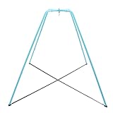 SkyBound Heavy Duty Metal Swing Set Frame - Metal Swing Stand for Kids and Adults - Supports up to 440 LBS - Fits for Most Saucer Swings and Tree Swings - Great for Indoor and Outdoor Activities