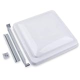 Camp'N 14' Universal RV, Trailer, Camper, Motorhome Roof Vent Cover - Vent Lid Replacement (White 1 Pack)