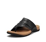 Taos Gift 2 Women’s Sandal - Elevate Your Style with A Classic Open Back Toe-Post Design - Premium Comfort with Arch Support and Cooling Gel Padding for All Day Wearability Black 9 (M) US