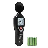 Decibel Meter Digital Sound Level Meter Professional Noise Meter High Accuracy 30dB to130dB Measuring Range with Backlight Display for Classroom, Office, Home, etc.