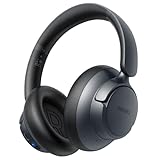 BERIBES Upgraded Hybrid Active Noise Cancelling Headphones with Transparent Modes,65H Playtime Wireless Bluetooth with Mic, Deep Bass,3.5MM Cable,Soft-Earpads,Fast Charging-Black