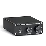 Fosi Audio M04 Subwoofer Amplifier for Home Theater Mono Channel Digital Class D Integrated Power Amp for Passive Speakers Subwoofer Rated 100W MAX