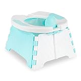 Portable Potty Training Chair with Travel Bag, Foldable, Indoor/Outdoor Use, Camping, Includes 30 Replacement Bags - Jool Baby