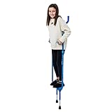 Flybar Master Walking Stilts for Kids – 5 Adjustable Heights, Sturdy, Easy Assembly, Wide Non-Slip Rubber Bottom Tip, Foam Grips, Outdoor Toys for Kids Ages 10+, 200 lbs