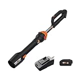 Worx Nitro WG543 20V LEAFJET Leaf Blower Cordless with Battery and Charger, Blowers for Lawn Care Only 3.8 Lbs., Cordless Leaf Blower Brushless Motor – Battery & Charger Included