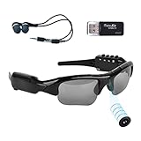 RERBO Camera Glasses, Bluetooth Sunglasses 1080P Smart Glasses for Photo and Video Outdoor Sports Shooting, Supports Up to 32GB TF Card