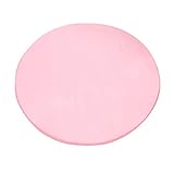 Missingift Round Play Mats for Kids Tent Playpen 40 Inch Pink Round Rug for Play Tent Circular Rug Kids Tent Rugs for Kids Rooms…（Pink 100cm）