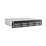 TERRAMASTER U8-450 NAS Server – Rackmount 2U 8-Bay High Speed Network Attached Storage with Atom C3558R Quad-core CPU, 8GB DDR4 Memory, Dual SFP+ 10GbE Interfaces, Dual 2.5GbE Ports (Diskless)