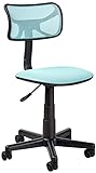 Urban Shop Swivel Mesh Desk Chair, Blue 20.86D x 22W x 33.46H in