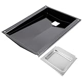 QuliMetal Grease Tray with Catch Pan for Weber Genesis 300 Series Gas Grills with Front Control Knob (2011-2016), Genesis E310, Genesis E320 Drip Pans Replace Weber #62757 Genesis Grease Tray
