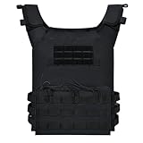 TACWINGS Outdoor Tactical Vest,Ultra-Light Breathable Adjustable Lightweight Airsoft Vest for Outdoor Paintball Training