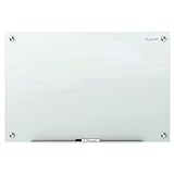 Quartet Magnetic Glass Dry Erase White Board, 4' x 3' Whiteboard, Infinity Frameless Mounting, White Surface (G4836W)