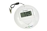 Sonic Alert Digital Alarm Clock - Travel Alarm Clock for Heavy Sleepers - Bed Shaker Alarm Clock - Vibrating Alarm Clock Under Pillow - Battery Operated – White