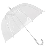 Capelli New York Adult Clear Manual Dome Umbrellas