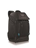 Acer Predator Utility Gaming Backpack, Water Resistant and Tear Proof Travel Backpack Fits and Protects Up to 17.3' Predator Gaming Laptop, Black with Teal Accents