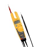 Fluke T5-600 Electrical Voltage, Continuity and Current Tester, Measures Up To 100 A Without Contact, Automatically Select AC/DC Voltage For Tests, Includes Detachable SlimReach Probe Tip