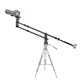 Neewer 70 inches/177 Centimeters Aluminum Alloy Jib Arm Camera Crane with 1/4 and 3/8-inch Quick Shoe Plate, Counter Weight for DSLR Video Cameras，Load up to 8 kilograms/17.6 pounds