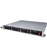 BUFFALO TeraStation 5410RN Rackmount NAS 16TB (4x4TB) with HDD NAS Hard Drives Included 10GbE / 4 Bay/RAID/iSCSI/NAS/Storage Server/NAS Server/NAS Storage/Network Storage/File Server