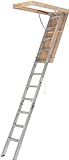 LITE Aluminum Attic Ladder, 375-pound Capacity, 22 1/2' x 54', Type IAA, AA2211, Natural