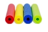 Pool Noodle, FixFind 4 Pack of 52 Inch Hollow Foam Pool Swim Noodle, Bright-Colored Foam Noodles for Swimming, Floating and Craft Projects