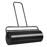 Happytools Lawn Roller, 13 Gallons/48 L Push/Pull Steel Sod Roller w/Ergonomic Handle, Lawn Rollers Tow Behind Water Filled for Park, Garden, Yard, Ball Field (24' / 13 Gal)
