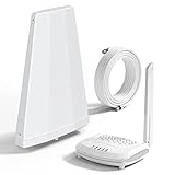 SolidRF Cell Phone Signal Booster for Home and Office, Up to 3,000 sq ft-Band 12/13/17/5/2/25, Compatible with All US Carriers AT&T, Verizon, T-Mobile, Sprint, U.S. Cellular & More, FCC Approved
