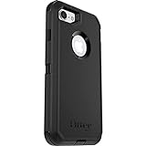OtterBox iPhone SE 3rd/2nd Gen, iPhone 8/7 (Non-retail/Ships in Polybag) Defender Series Case - BLACK, rugged & durable, with port protection, includes holster clip kickstand