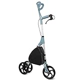 DAILYLIFE 3 Wheel Rollator Walker with Brake, Lightweight Folding Mobility Rolling Walker for Seniors Adults Handicap Elderly, Adjustable Handle Height with Sturdy Wheels and Portable Bag
