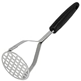 Chef Craft Select Sturdy Masher, 10.25 inch, Stainless Steel/Black