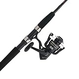 PENN 6'6' Wrath II Fishing Rod and Spinning Reel Combo, Size 2500, Medium Light Power, Extra Fast Action, Corrosion-Resistant Graphite Construction, Lightweight and Durable