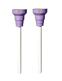 Beach Drink Cup Holder. Set of 2 lavender Kups and two 24' tall poles. The KAZeKUP Beach Cup Holder works in your car too! Holds all size drinks and other items too. Sunglasses, keys, phone and more.