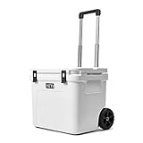 YETI Roadie 60 Wheeled Cooler with Retractable Periscope Handle, White
