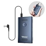 Trihear Hearing amplifier for Seniors & Adults USB-C Rechargeable with Noise Cancelling, Clip-On Digital Hearing Amplifier with Adjustable Volume for Mild to Severe Hearing Loss